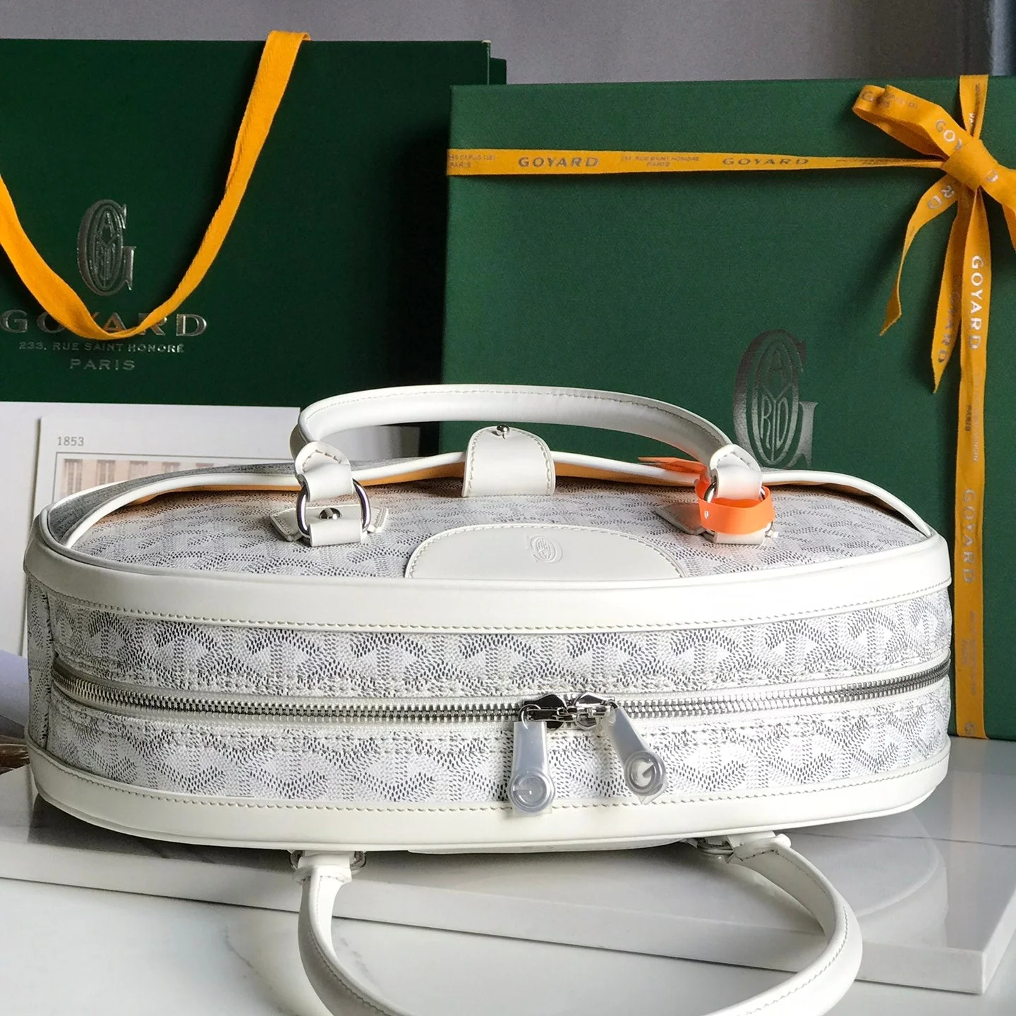 White Calfskin Handbag