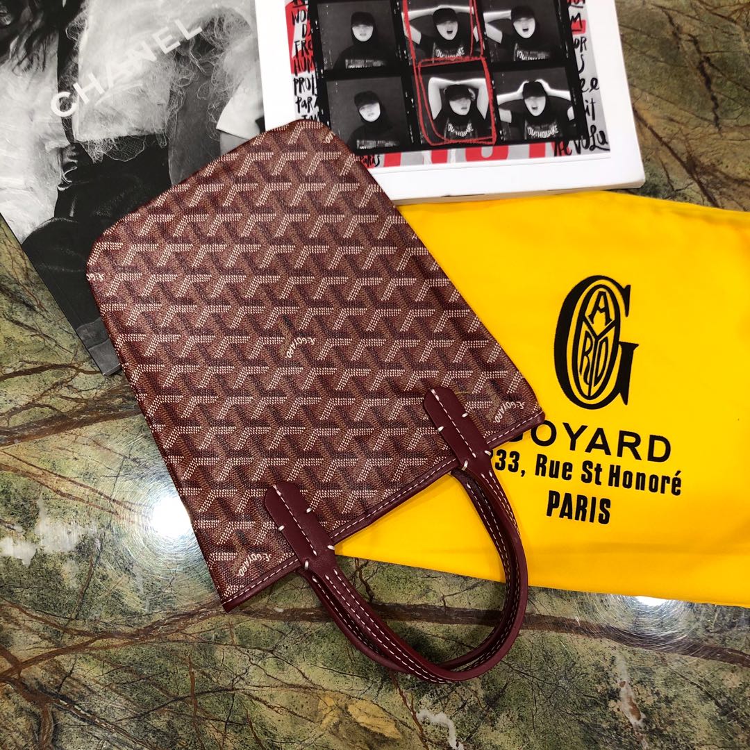 Shopping Bag 22cm Burgundy