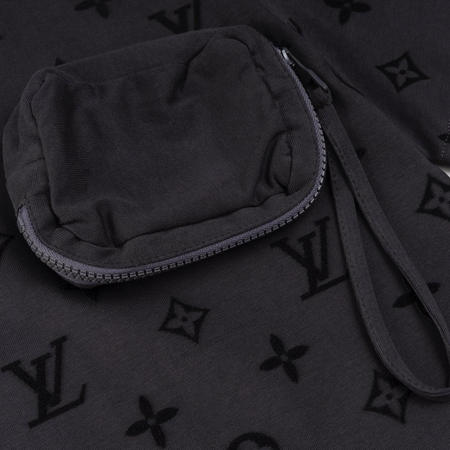 Full print flocked nylon bag T-shirt