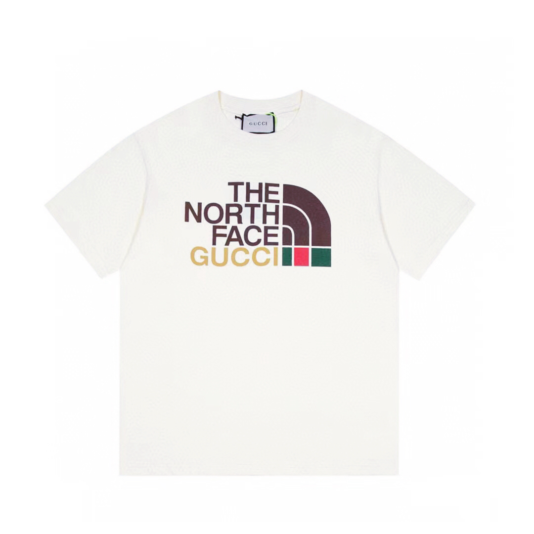 Rainbow lettering print T-shirt