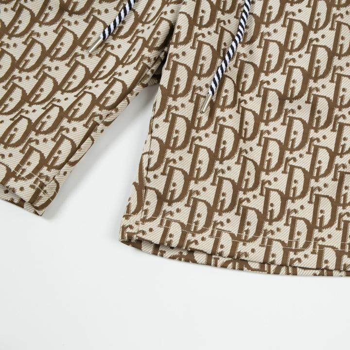 Lettering floral ribbon shorts