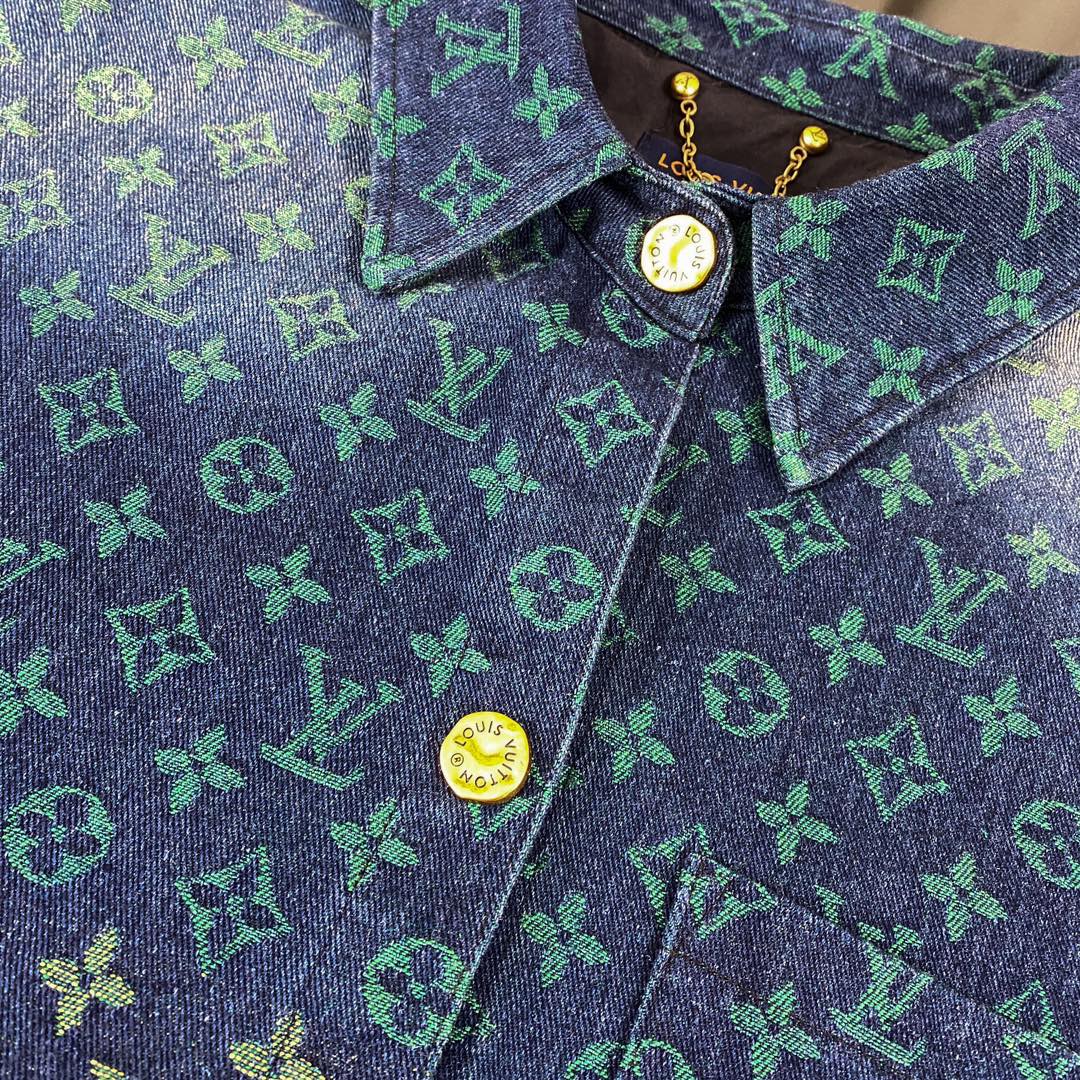 Rainbow Washed Denim Shirt