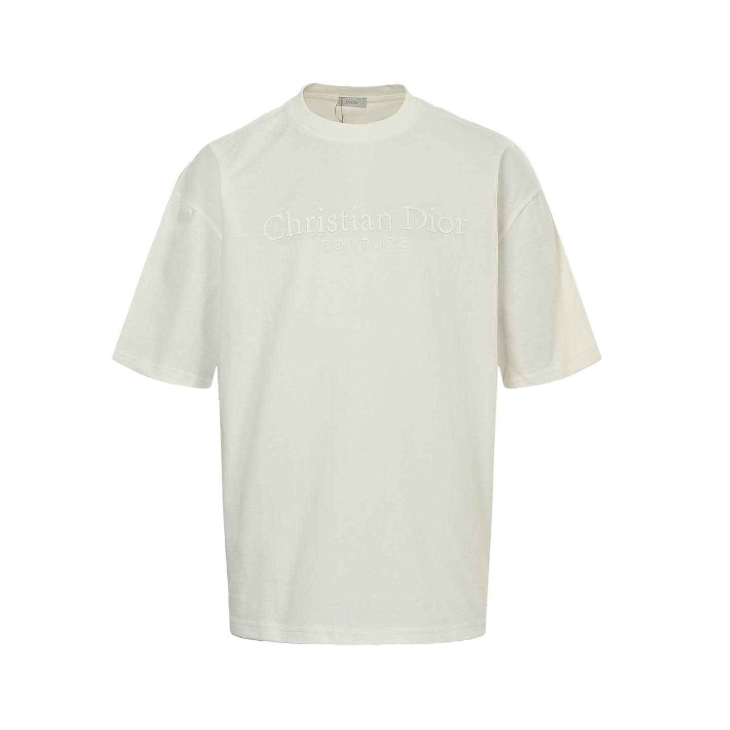 25ss shadow letter embroidered short-sleeved T-shirt