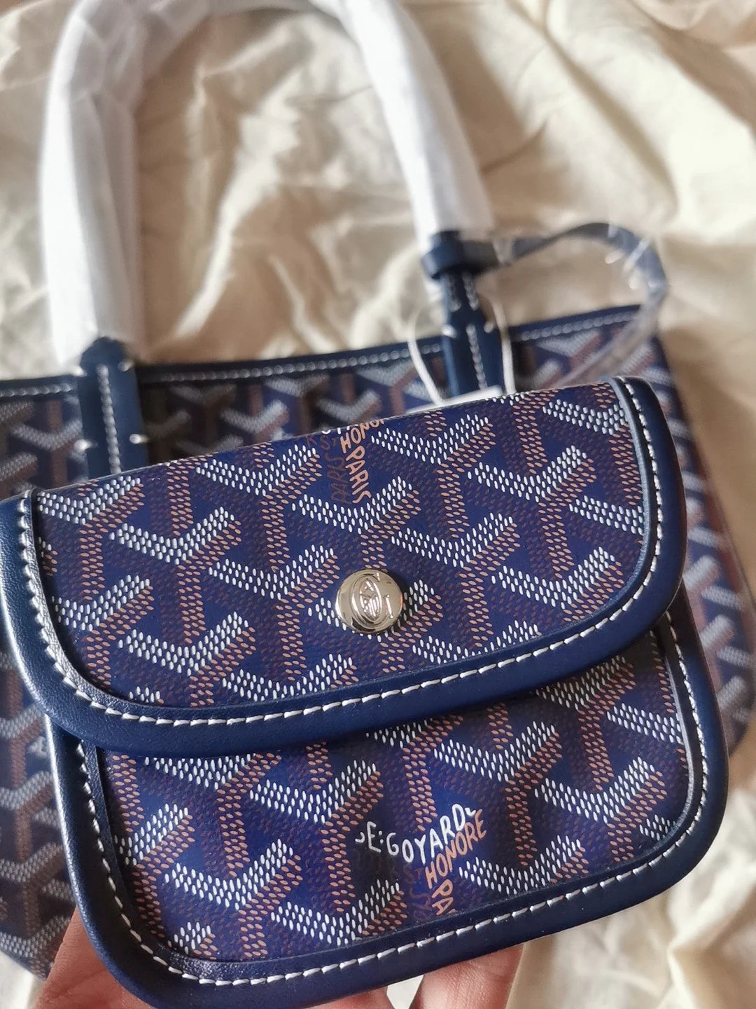 Mini 38CM Blue Canvas Bag