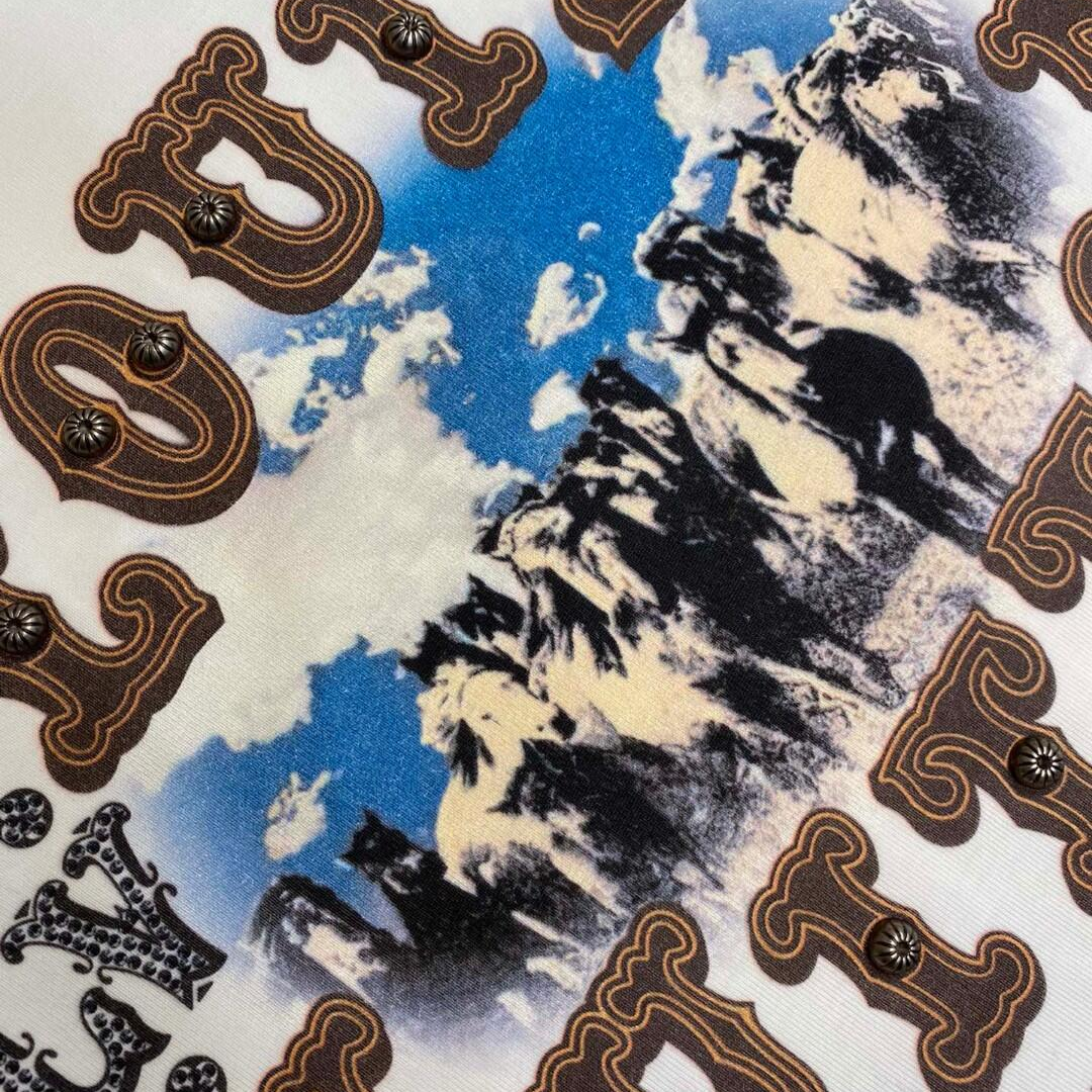 Snowflake Metal Diamond T-shirt