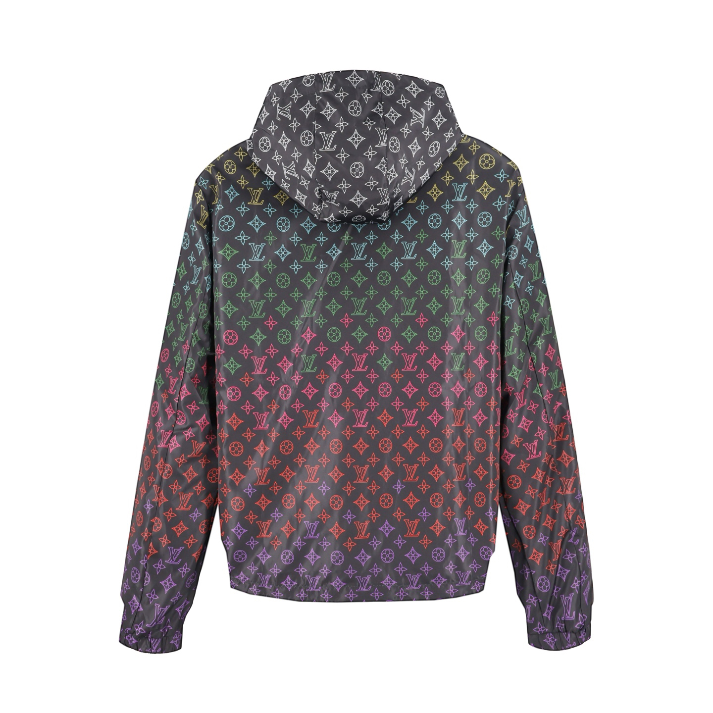 Colorful printed gradient hoodie