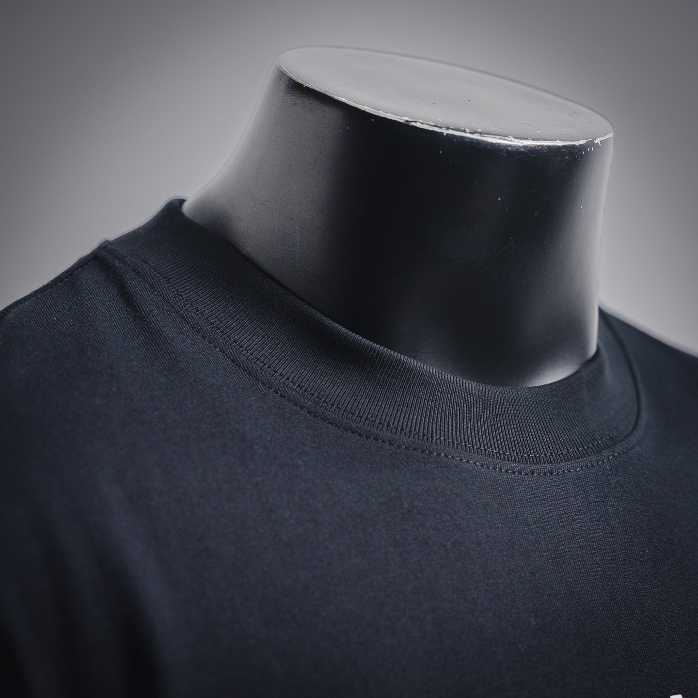 Cursive 3D Embroidery Short Sleeve T-Shirt