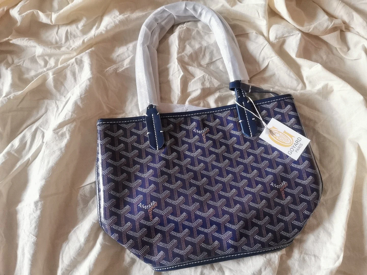 Mini 38CM Blue Canvas Bag