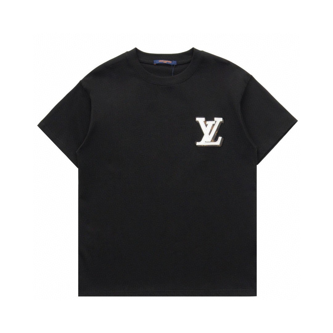 Classic leather label T-shirt