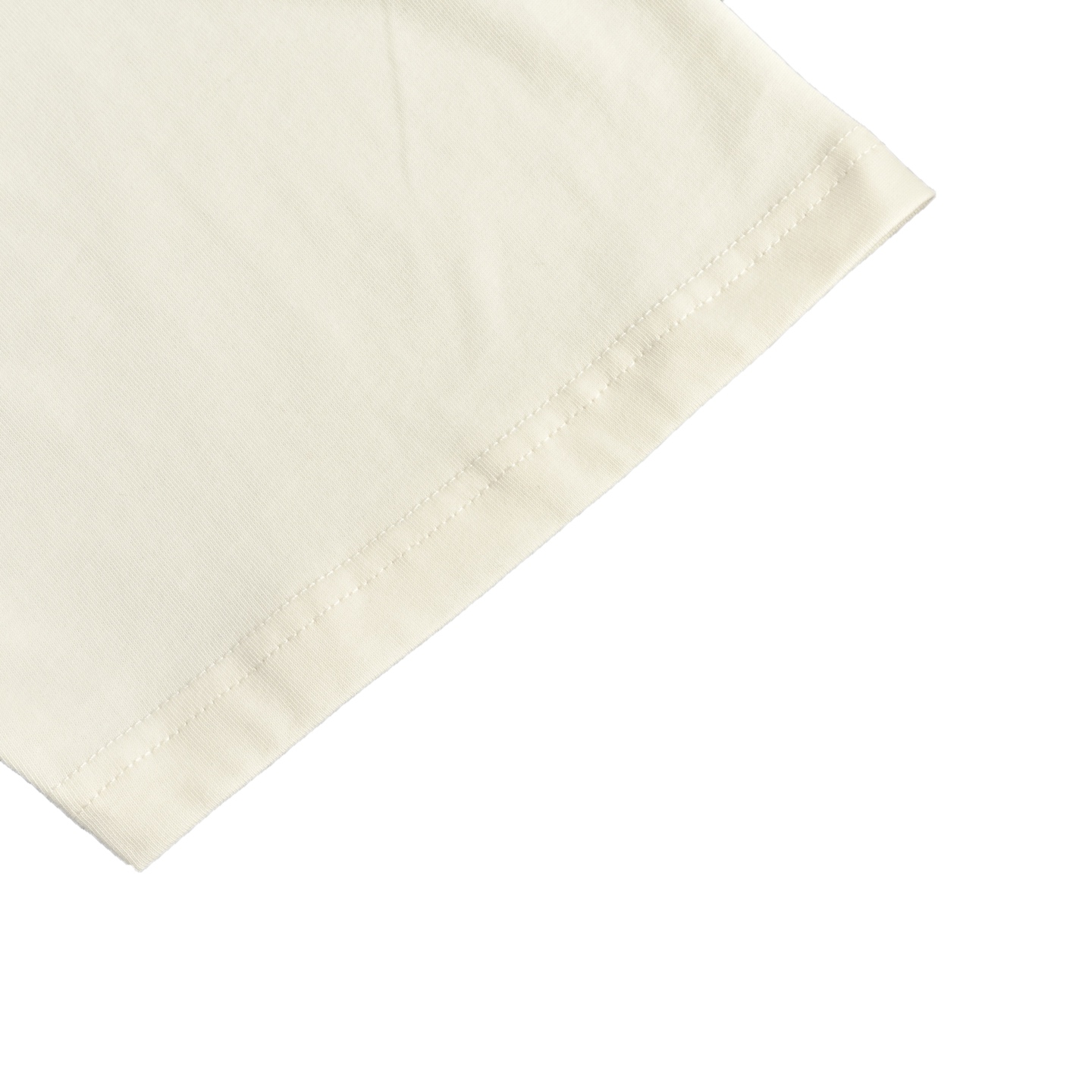 Hand-painted yellow letter print T-shirt