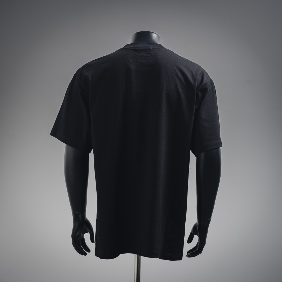 25ss graffiti cursive short-sleeved T-shirt