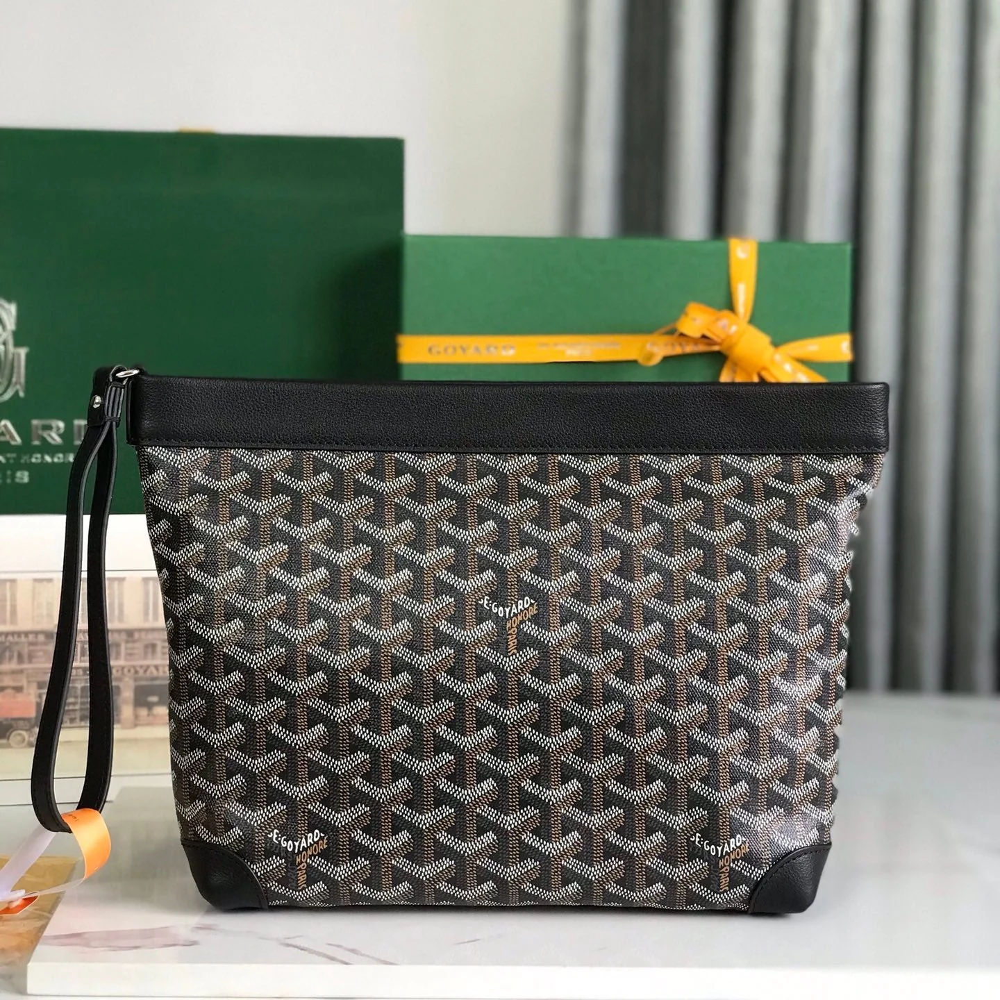 Black Canvas Cosmetic Box