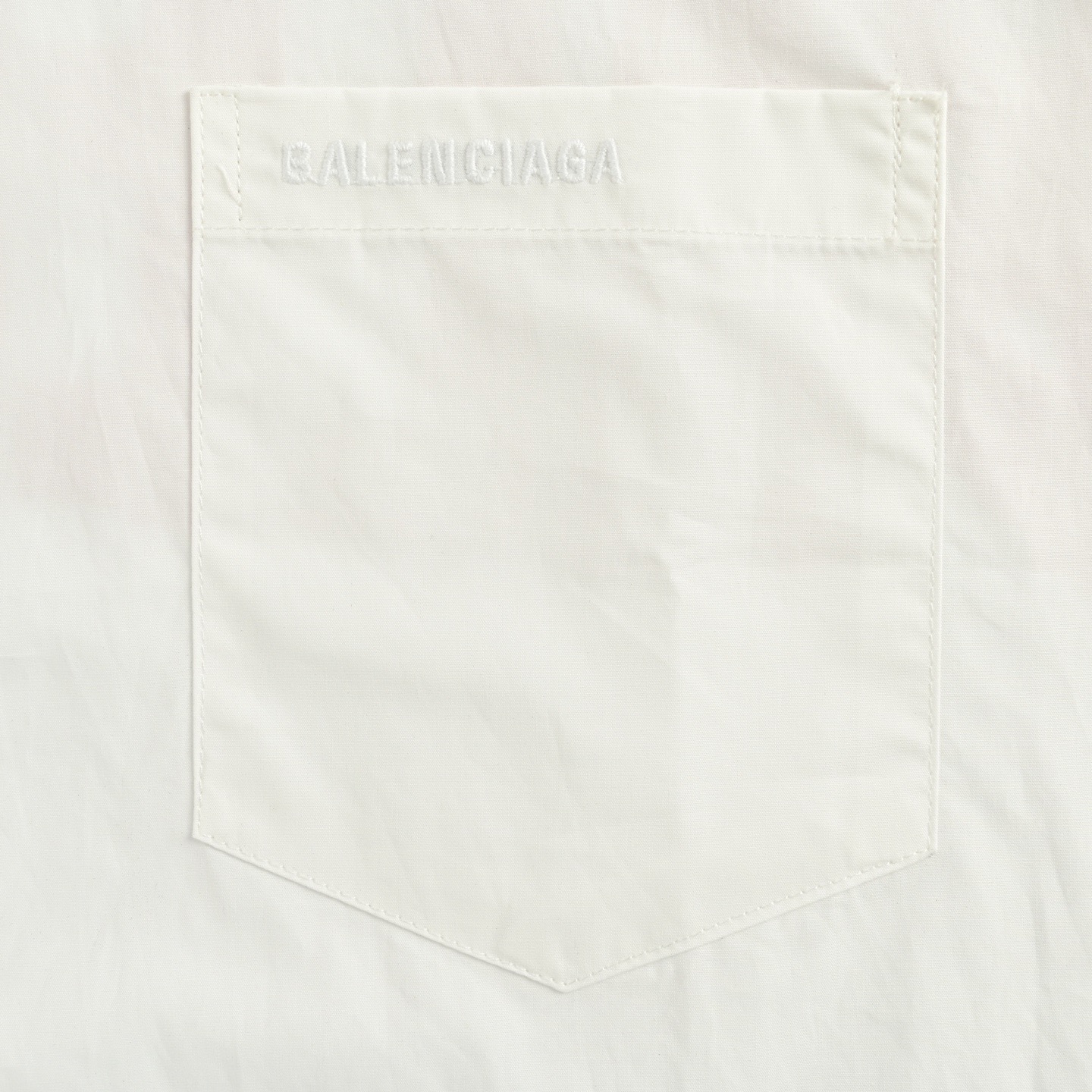 25SS Back Red Tape Short-Sleeve Shirt