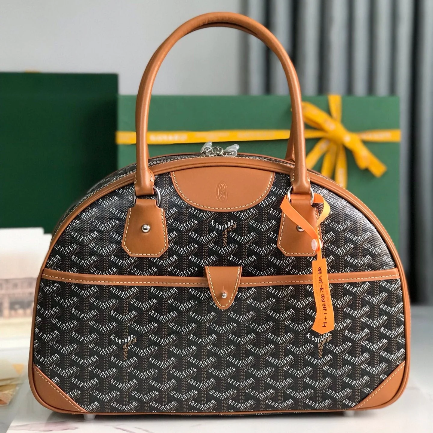 Tan Calfskin Handbag