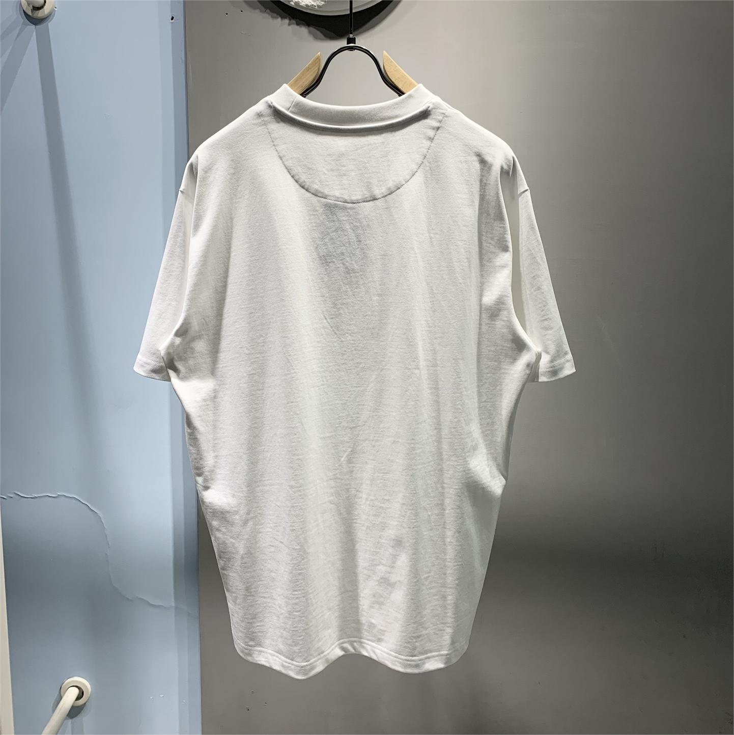 Black And White Knitted T-shirt