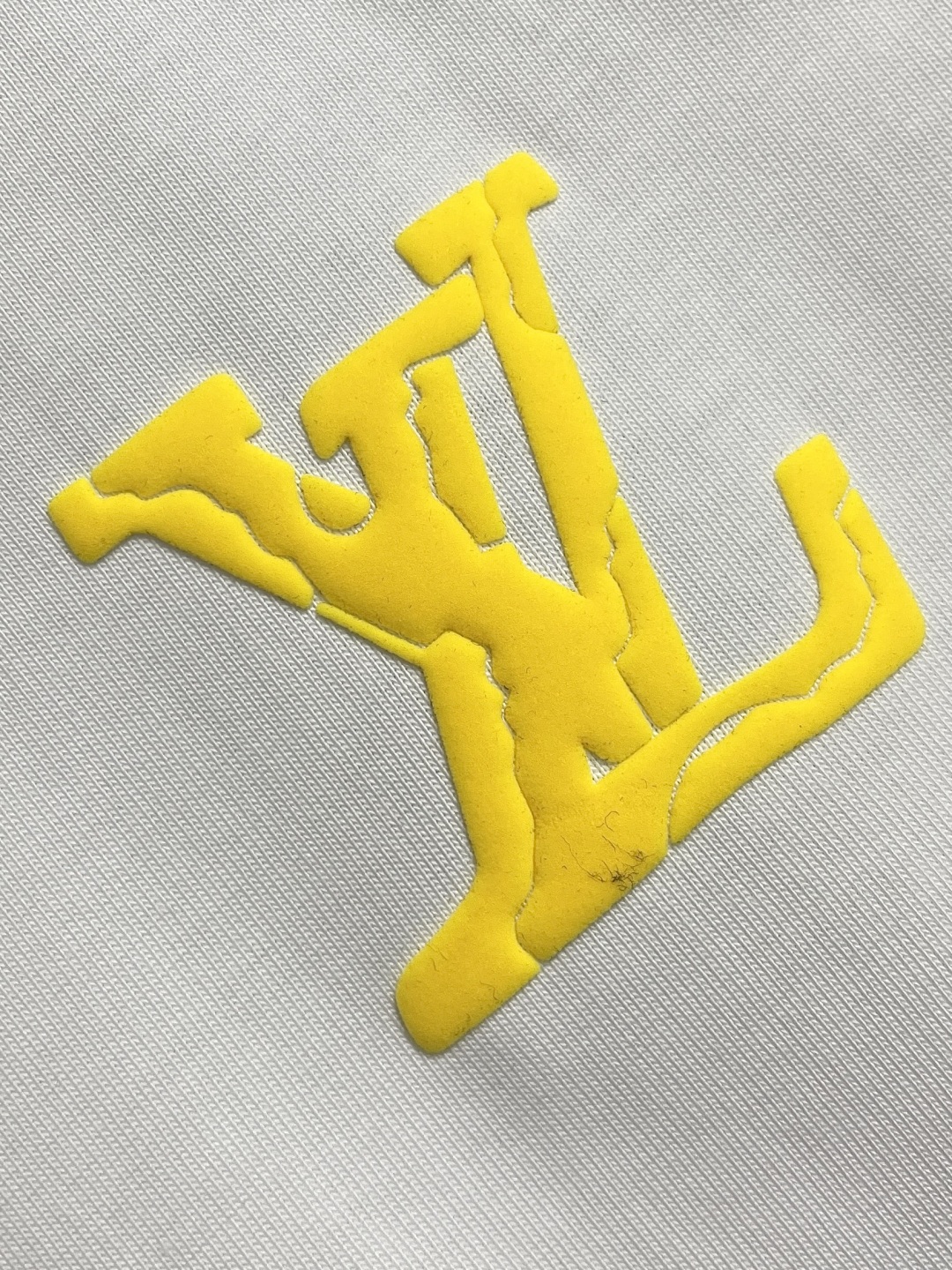 2025ss rubber lettering short-sleeved T-shirt