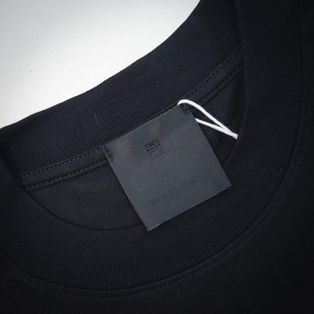 25ss graffiti cursive short-sleeved T-shirt