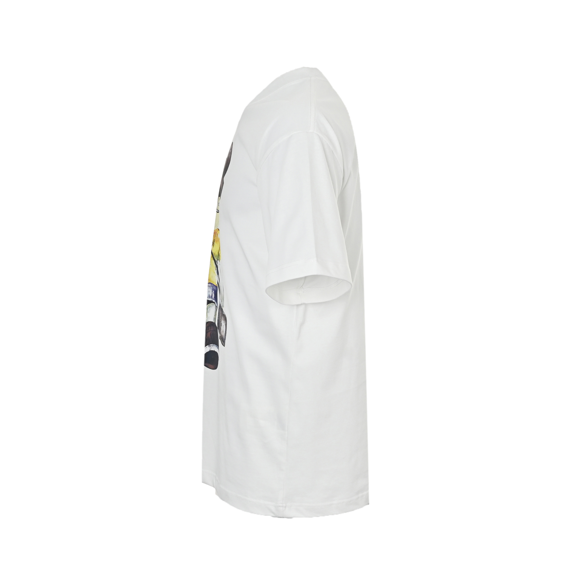 25SS Hand-Drawn Cartoon Character Print T-Shirt