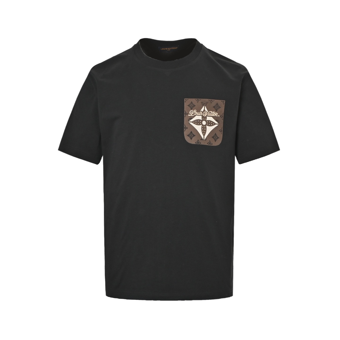 25ss old flower fake pocket short sleeve T-shirt