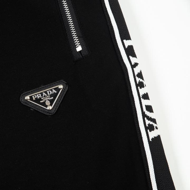 Silver triangle logo zipper shorts