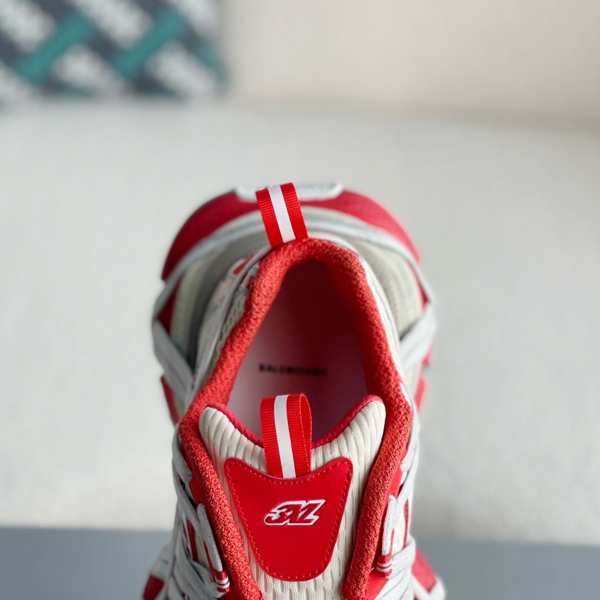 Men's 3xl Extreme Lace Sneaker in Red/beige