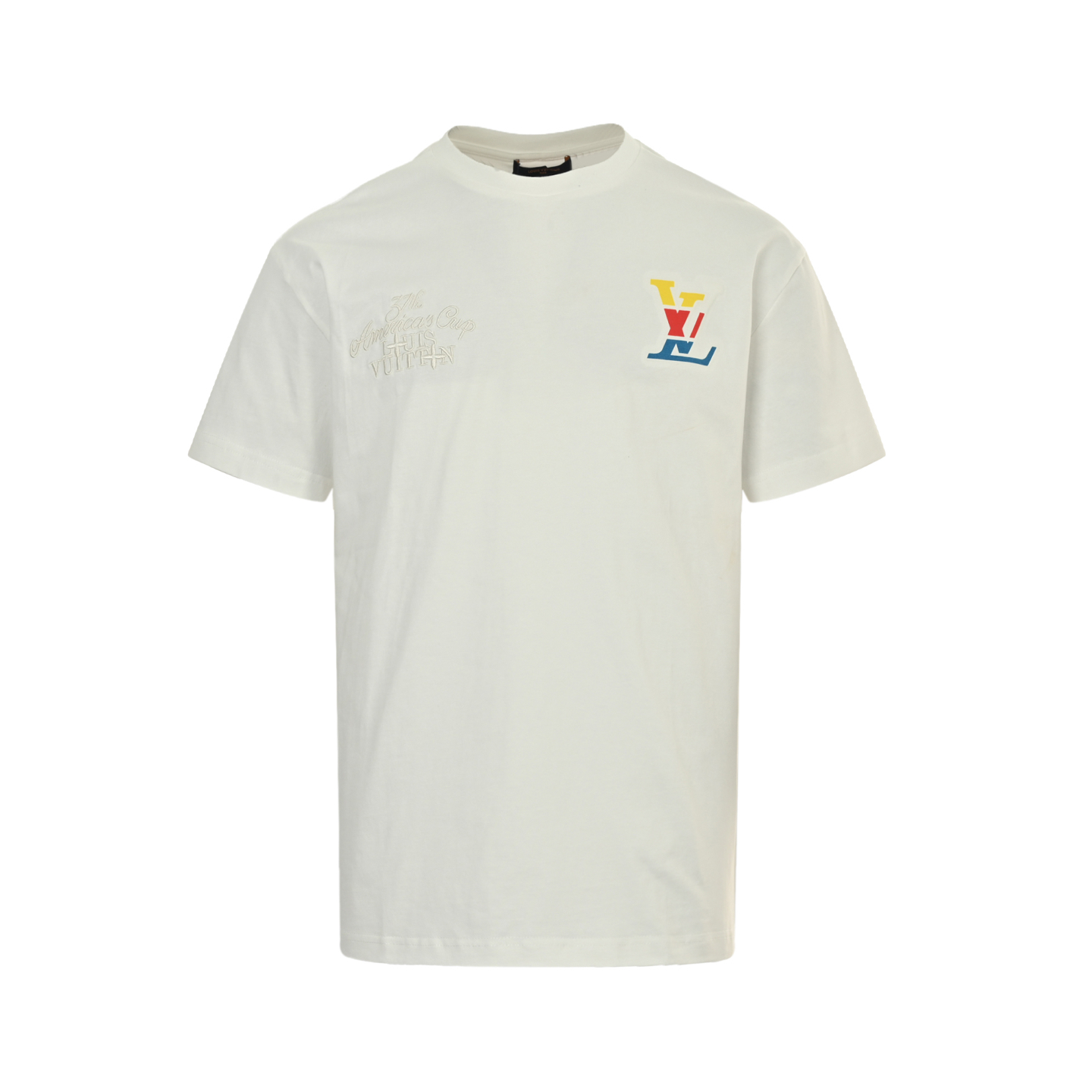 America's Cup Colorful Scrabble Embroidered T-shirt