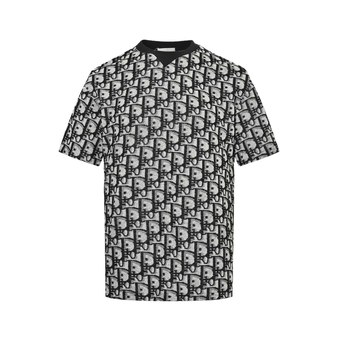 Knitted Jacquard Graphic T-shirt