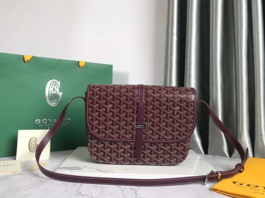 Burgundy Canvas Bag