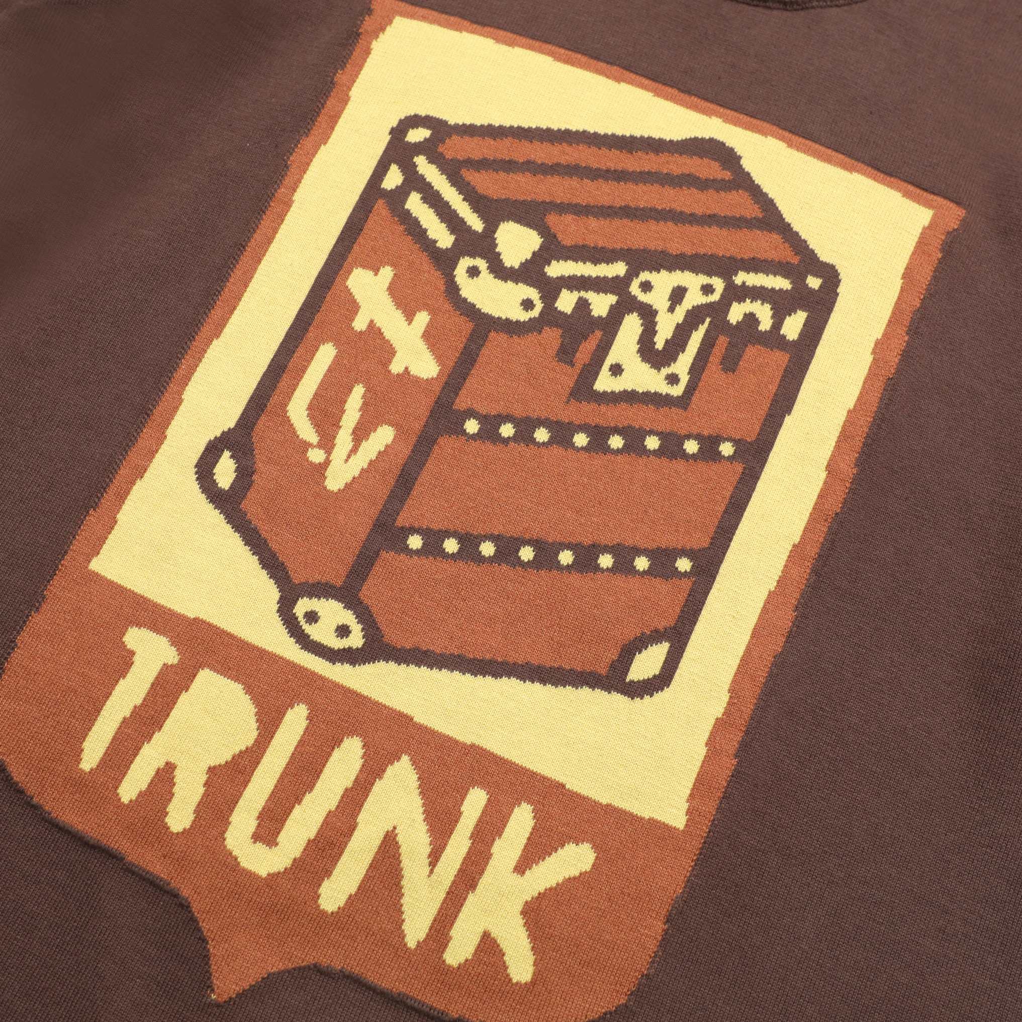 Floral knitted patch T-shirt