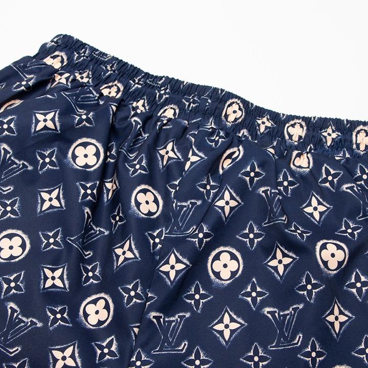 Full-print casual beach shorts