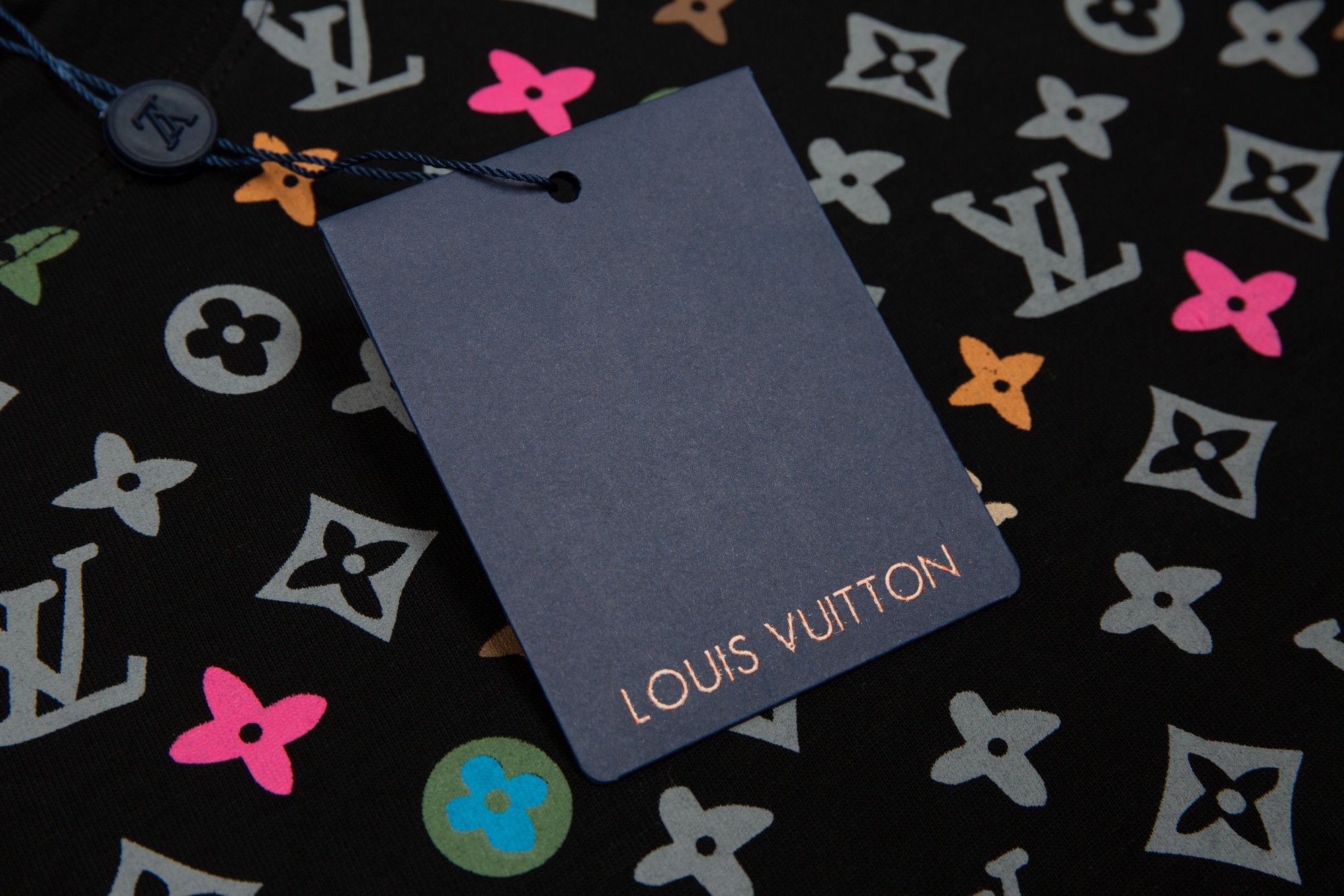 Men's short-sleeved shirt with puppy logo print