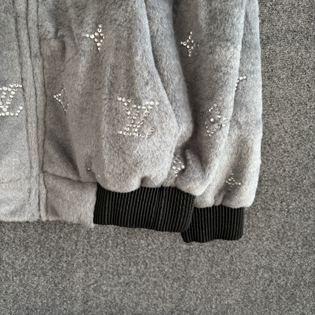 Men's Blended Plush Hooded Jacket