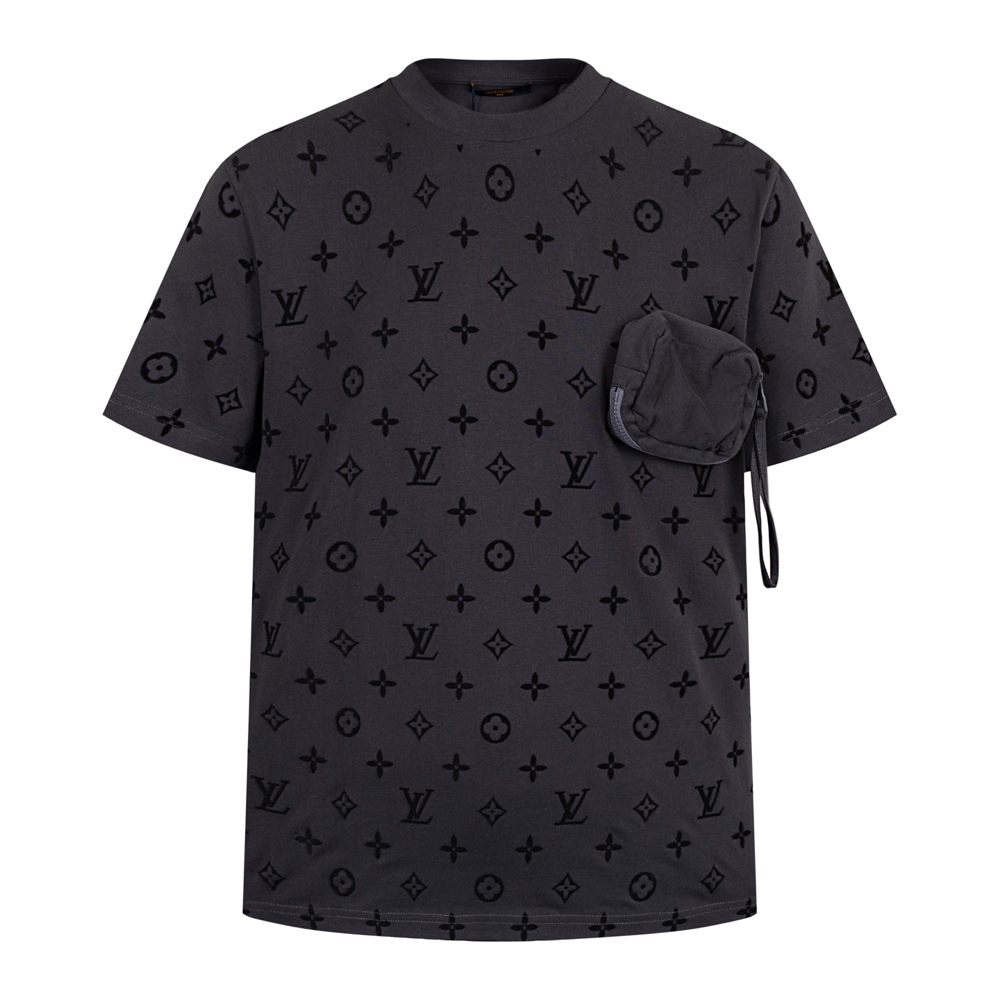 Full print flocked nylon bag T-shirt