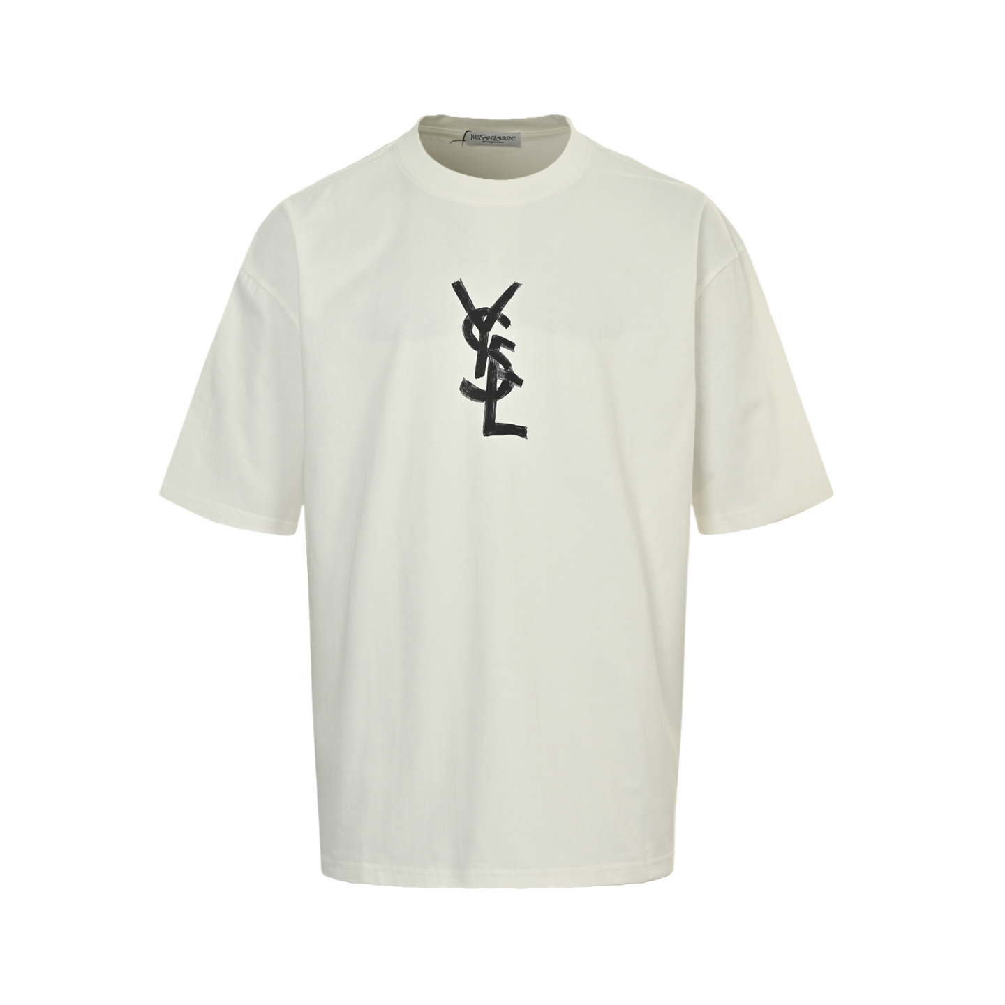 Graffiti print short-sleeved T-shirt