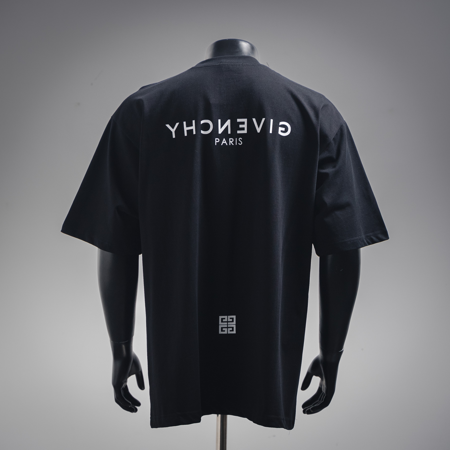 GVC reverse front and back print short sleeve T-shirt