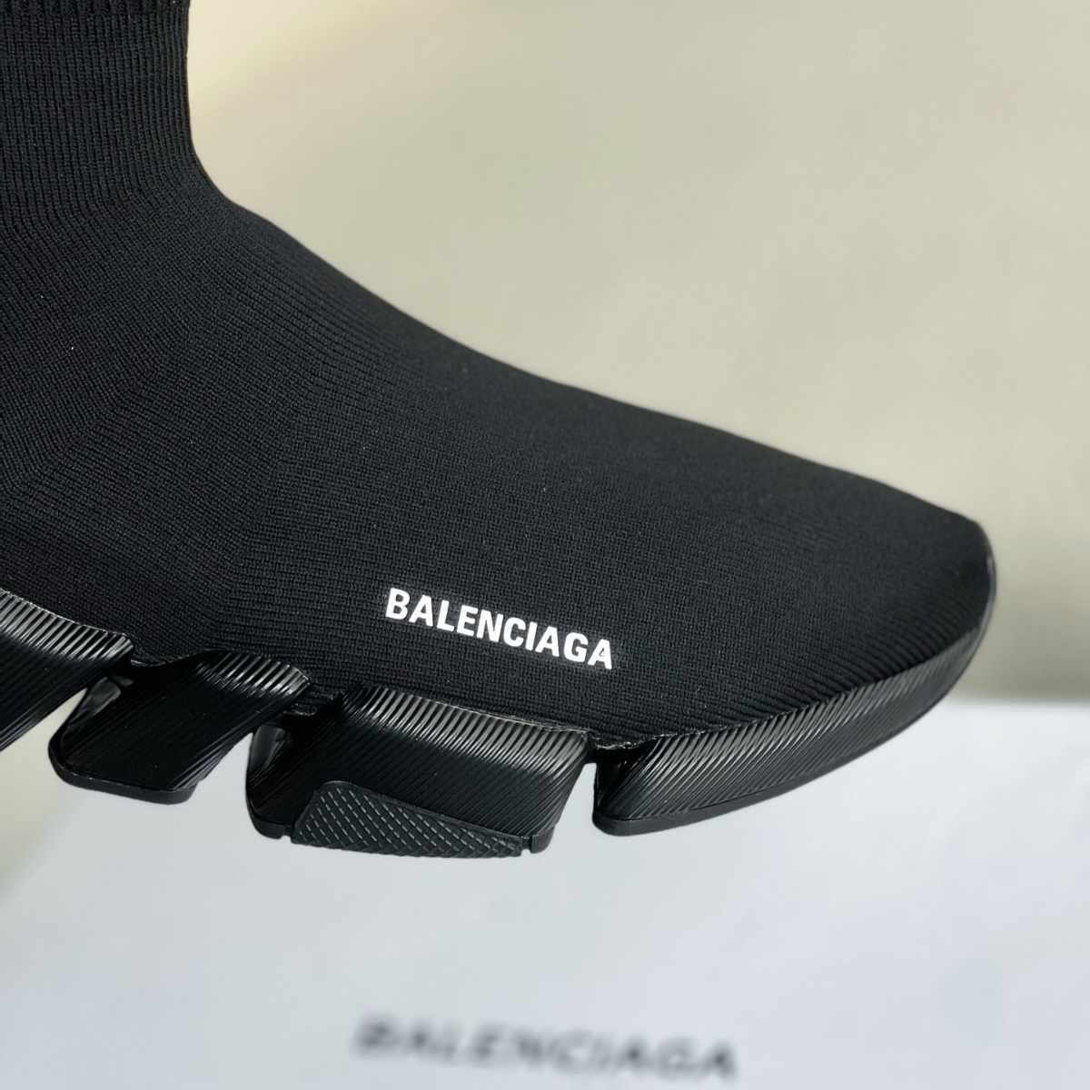 Sock sneakers boots full black