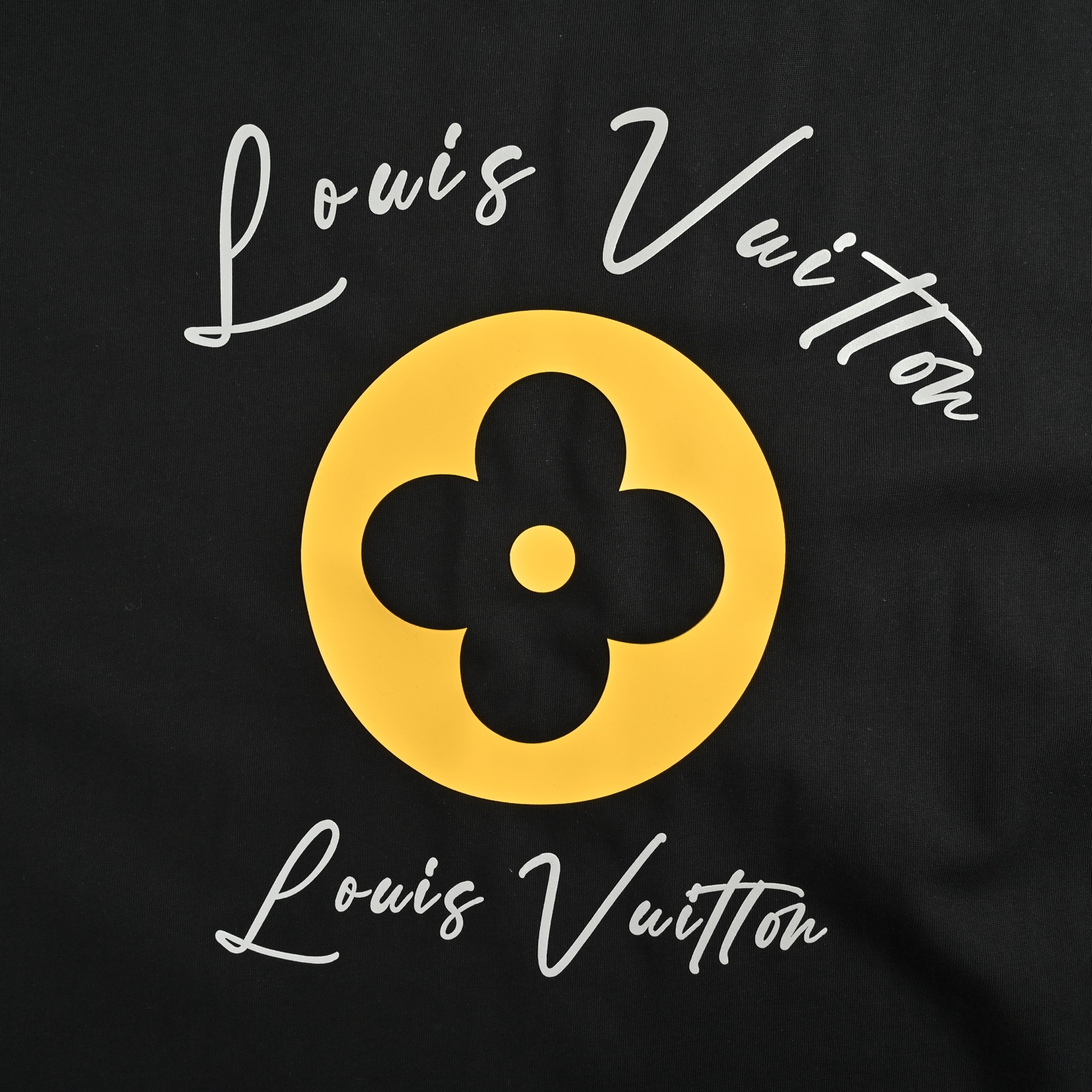 25ss Yellow Cross Short Sleeve T-Shirt