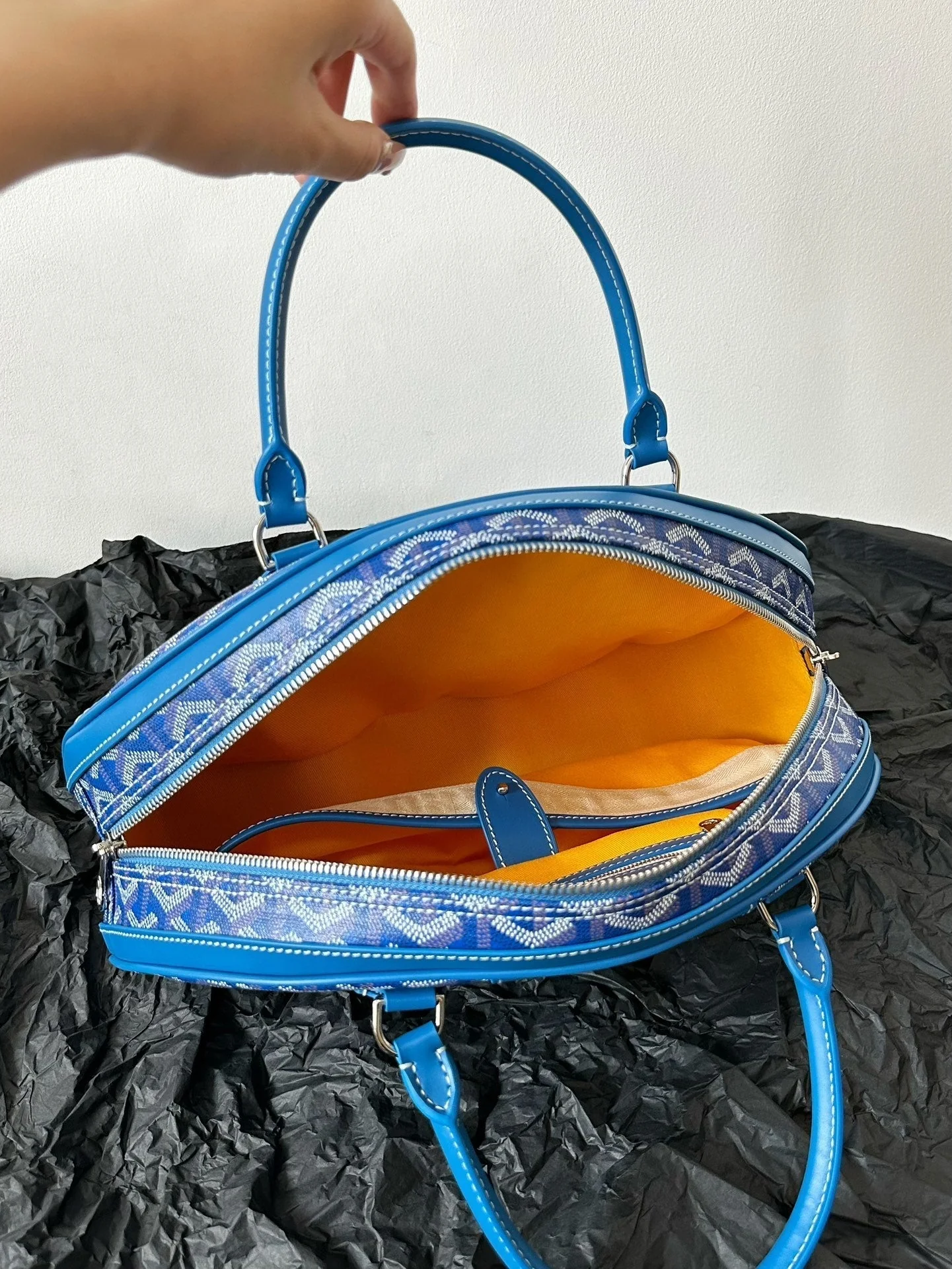 Medium Blue Canvas Bowling Ball