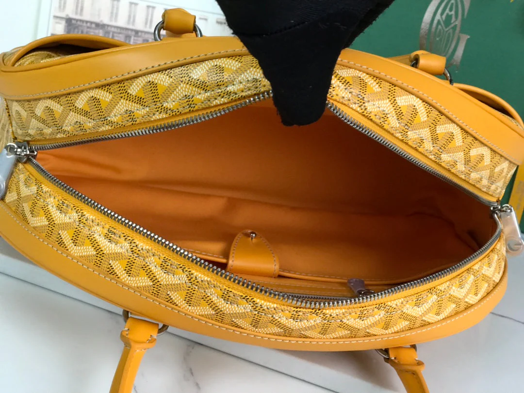 Yellow Calfskin Handbag