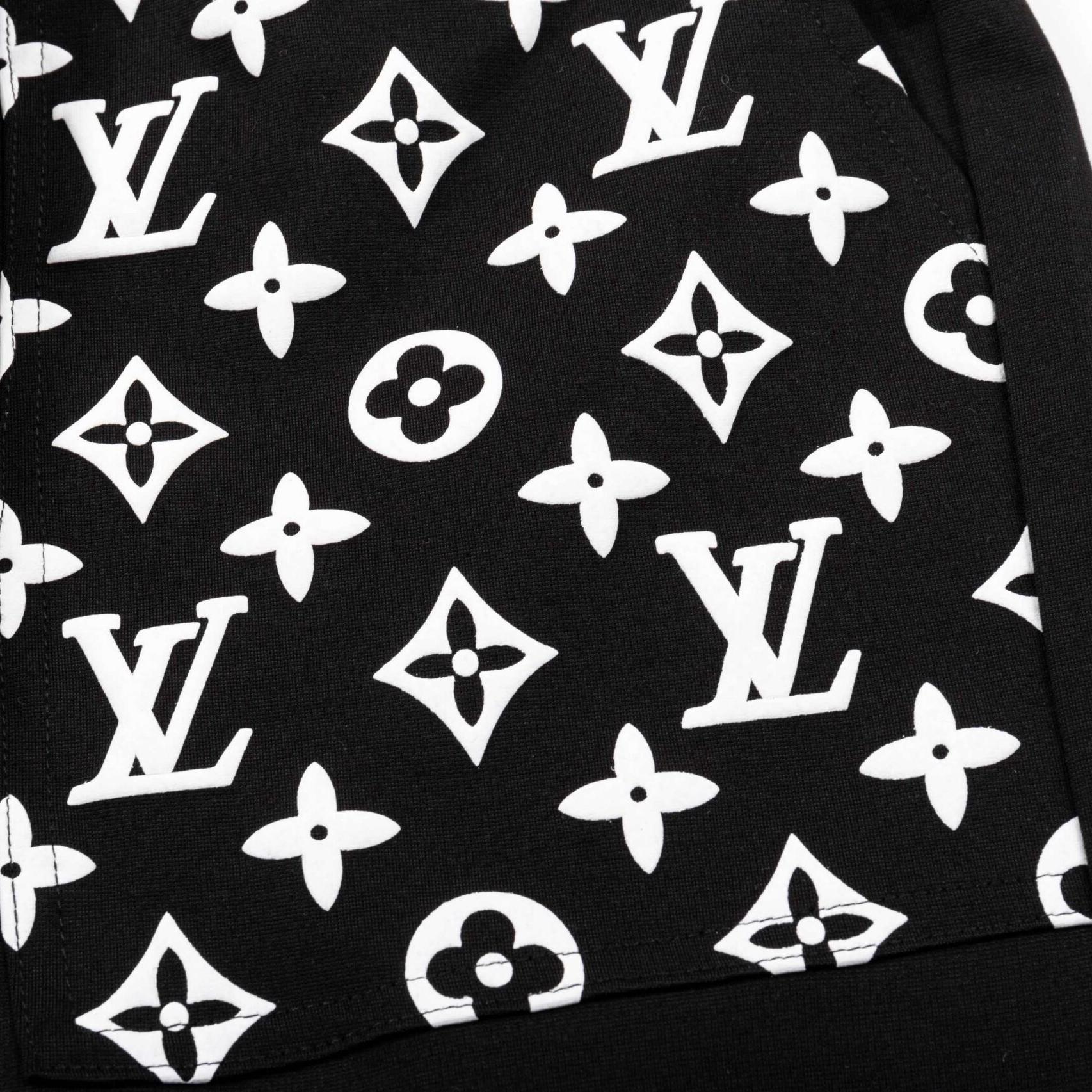 High craft printed knitted shorts