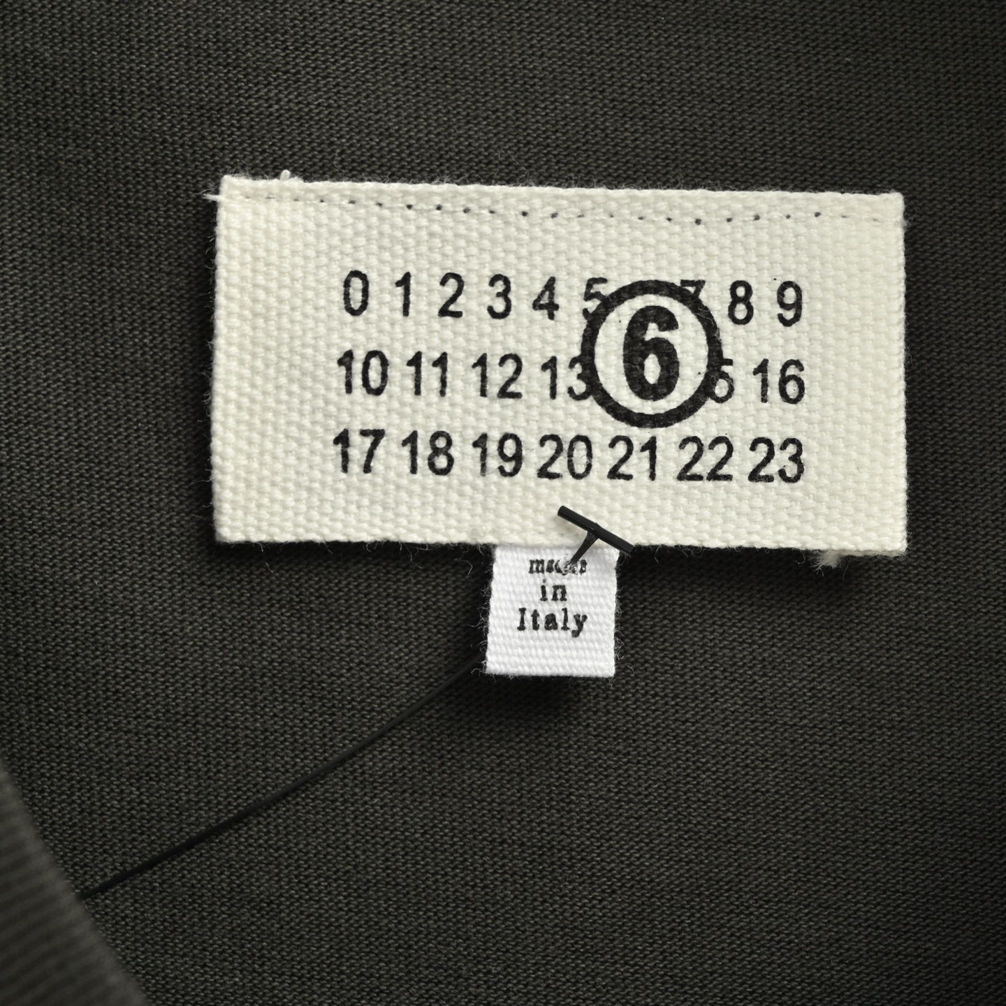 Margiela 25ss embossed short sleeve