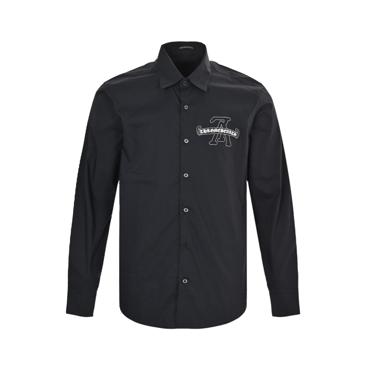 Men's cross embroidered shirt