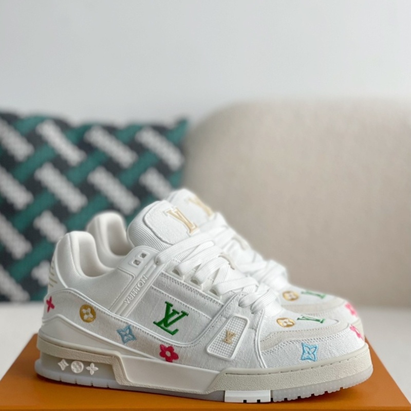 Trainer Orange Teal Vintage Sneaker