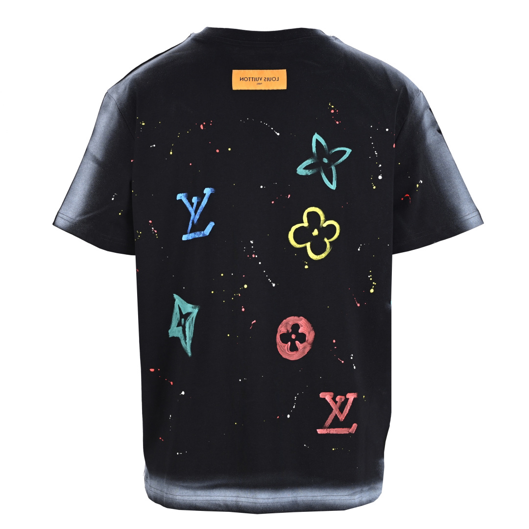 Gradient Pattern Printed T-Shirt