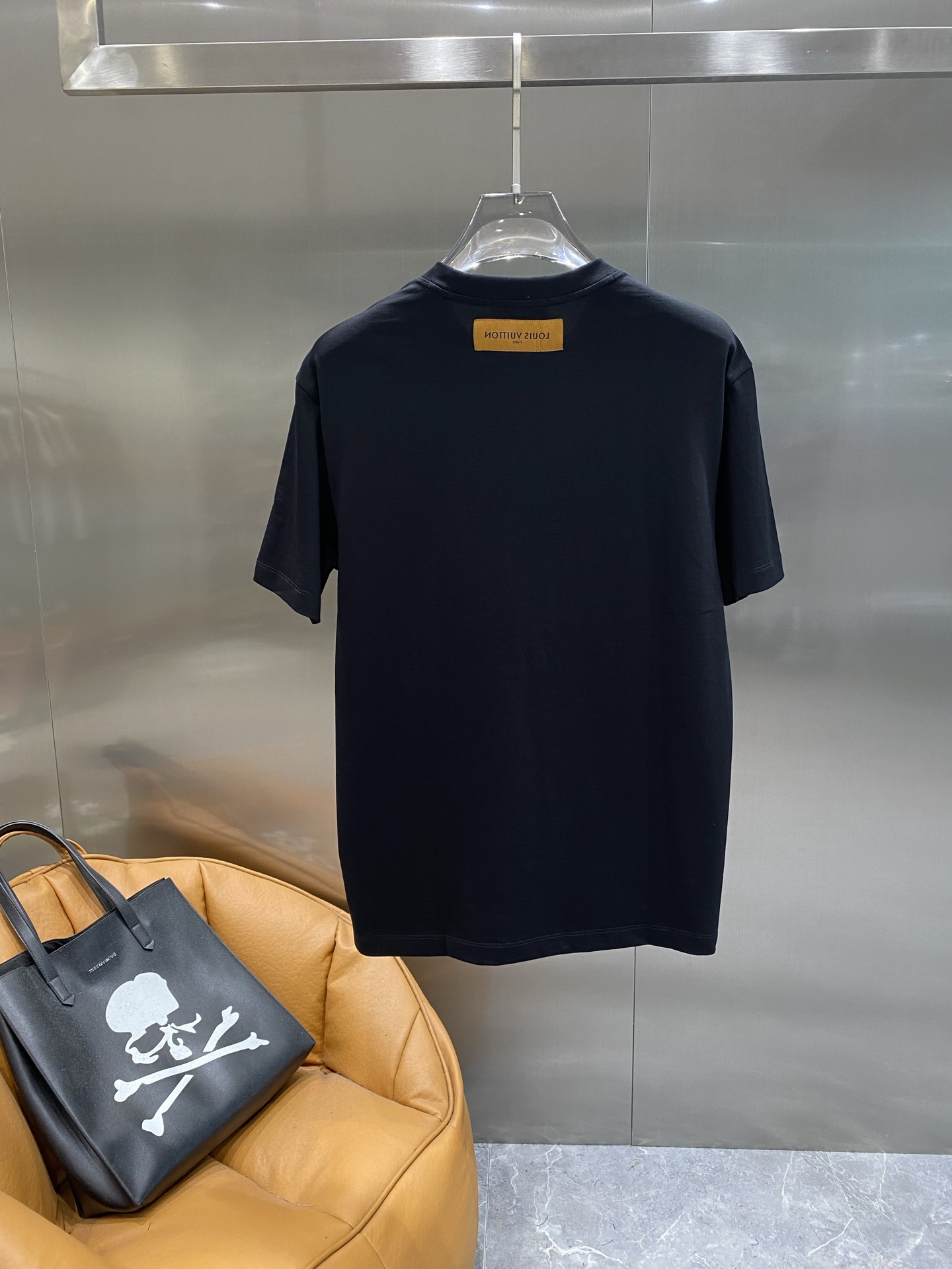 New Summer Graffiti Letter Element Round Neck T-shirt