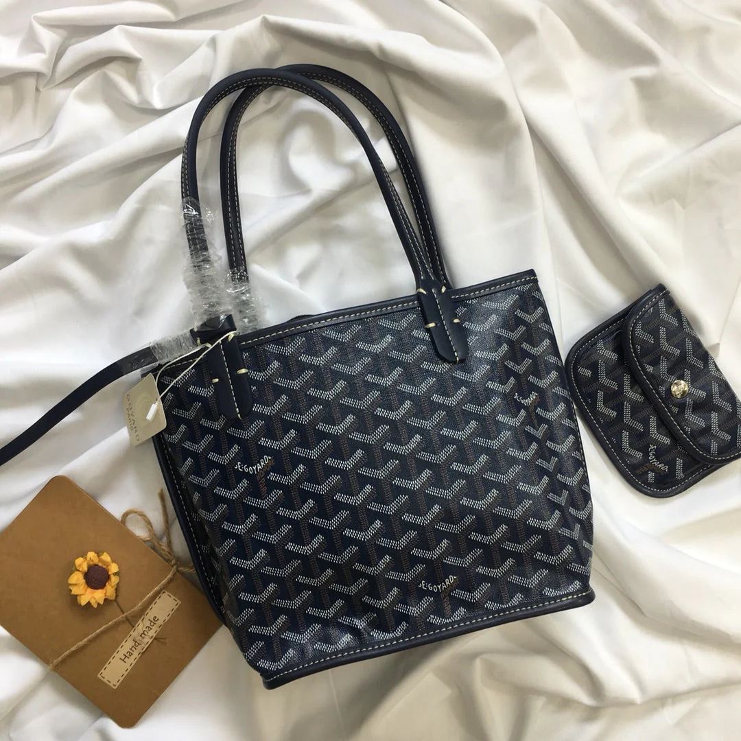 Mini 38CM Navy Blue Canvas Bag