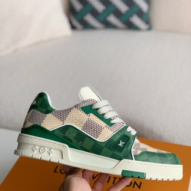 Cotton fabric low-top sneakers