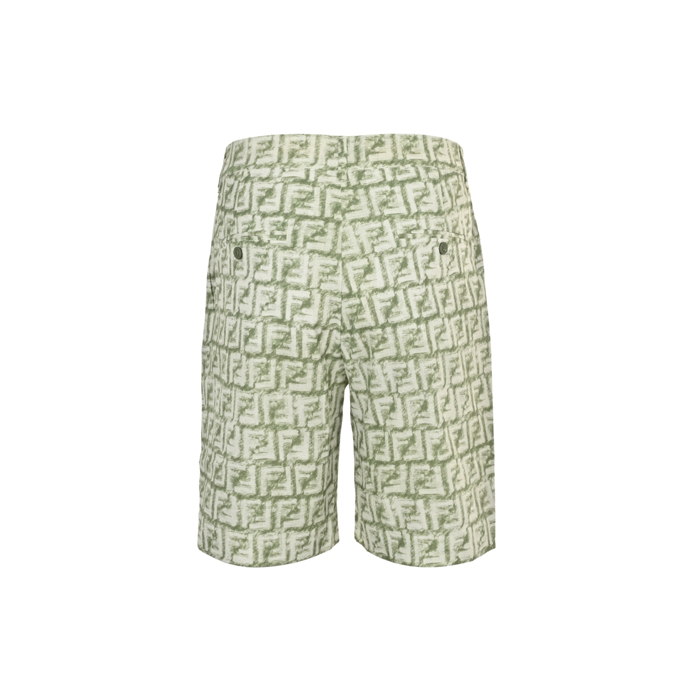 Green men's beach shorts