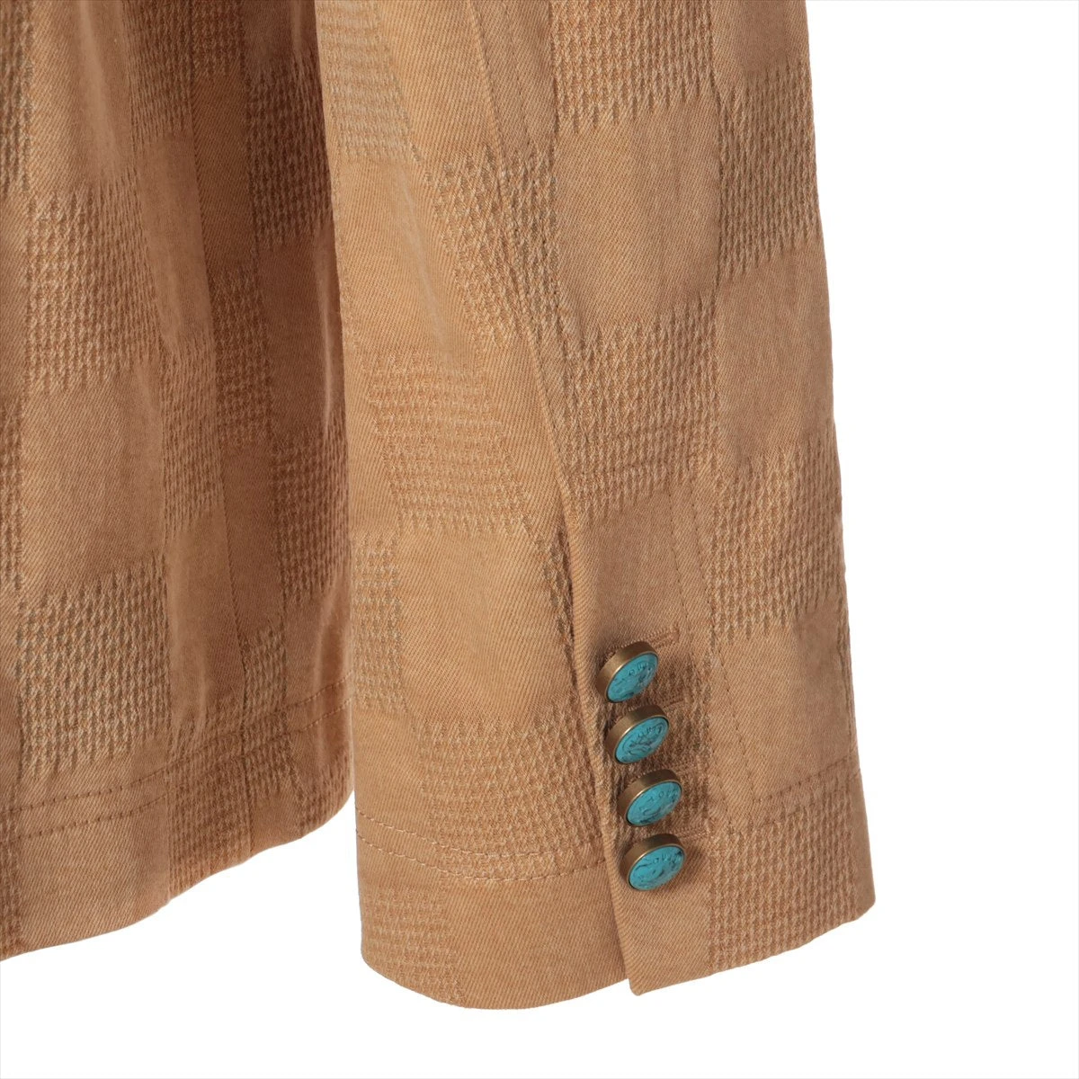 Saddle Checkerboard Denim Jacket