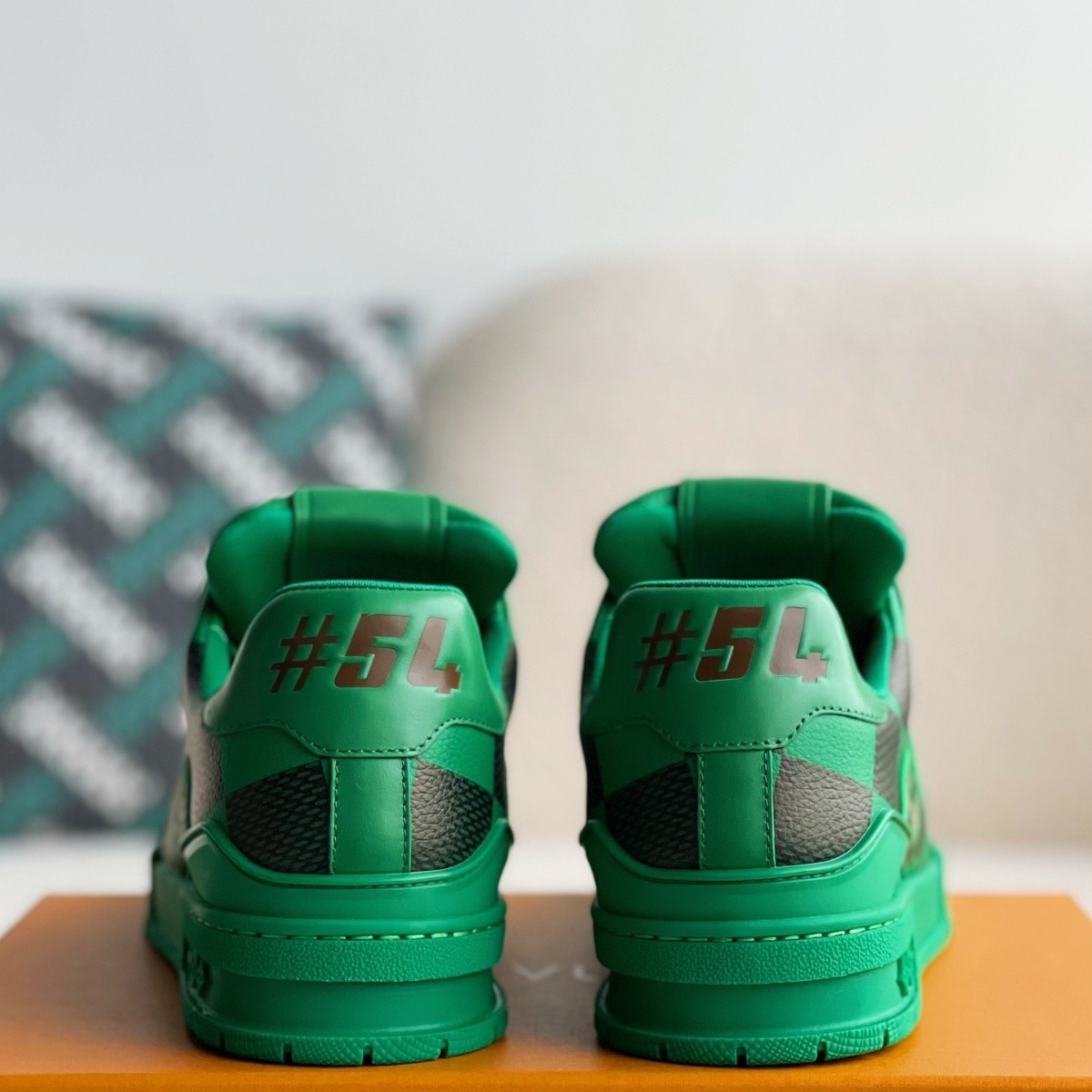 Trainer Sneaker Damier Pop Green